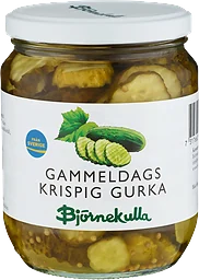 Gammeldags Krispig Gurka 580g Björnekulla