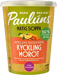Soppa Kyckling & Morot 475g Pauluns