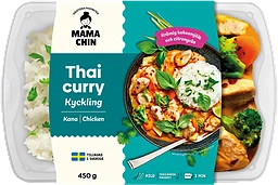 Färdigmat Thai Röd Curry Kyckling 450g Mama Chin