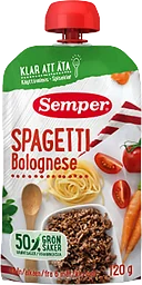 Spagetti bolognese Från 6m Semper