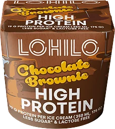 Glass Chocolate Brownie 350ml LOHILO