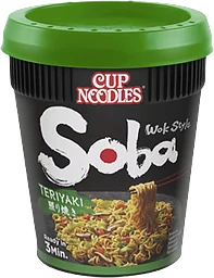 Nudlar i kopp Soba Teriyaki