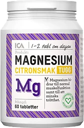 Magnesium Tuggtabletter 60-p ICA Hjärtat
