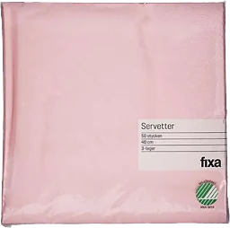 Servett Ljusrosa