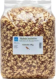 Foderråvara Vildfågel Skalade Jordnötter 10kg Nordstar