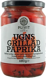 Ugnsgrillad Paprika 680g Plivit