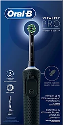 Eltandborste Vit Pro Svart Oral-B
