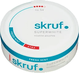 Snus Skruf Super White Slim Fresh