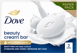 Tvål fast Beauty Bar Original 2-pack Dove