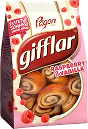 Gifflar Raspberry 260 g Pågen