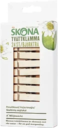 Tvättklämma Trä 24-p ICA Skona