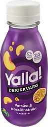 Drickkvarg Persika & Passionsfrukt Laktosfri 0,3% 350ml Yalla®