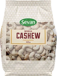 Cashewnötter naturella 400g Sevan
