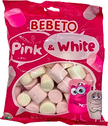Marshmallows Rosa & Vit 135g Bebeto