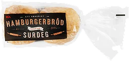 Hamburgerbröd Surdeg 4-p 300g ICA