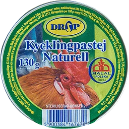 Kycklingpaté Halal 130g Drop
