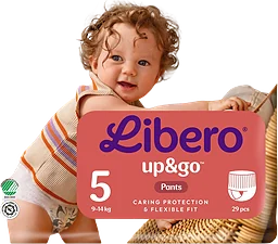 Byxblöjor Up&Go Strl 5 9-14kg 29-p Libero