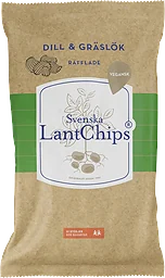 LantChips Dill & Gräslök Räfflade 200g LantChips