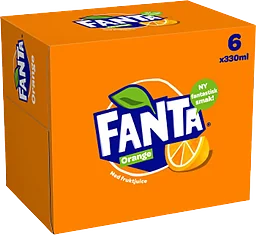 Läsk Orange 33cl 6-p Fanta 