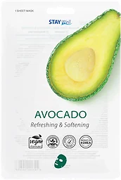 Ansiktsmask Vegan She Mask Avocado 1-p Stay Well