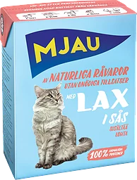 Lax Bitar i Sås Kattmat Våt