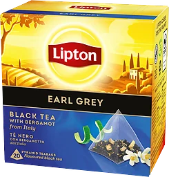 Te Svart RIch Earl Grey Pyramid 20p Lipton