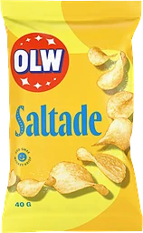 Chips Lättsaltade liten påse