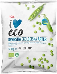 Ärtor Fryst Ekologisk 500g ICA I love eco