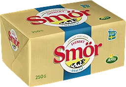 Smör Osaltat Svenskt 82% 250g Arla