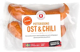 Grillkorv Ost & Chili 230g Petterssons Charkuteri
