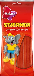 Stjärnor jordgubb 92g Malaco