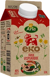 Vispgrädde 40% Ekologisk 5dl KRAV Arla Ko®