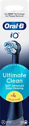 Tandborsthuvud iO Ultimate Clean Svart 4-pack