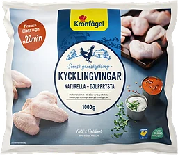 Kycklingvingar Fryst 1kg Kronfågel