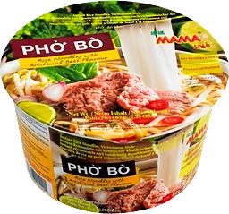Snabbnudlar Pho Bo Noodles 65g Mama