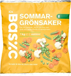 Sommargrönsaker Fryst 1kg ICA Basic
