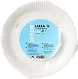Tallrik Vit 22cm 50-p ICA Basic