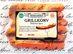 Grillkorv Tunt Skinn 400g Hemgården