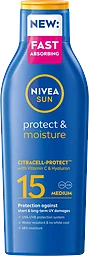 Solkräm Protect & Moisture Sun Lotion SPF15 200ml Nivea Sun