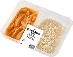 Färdigmat Korvstroganoff med Ris 400g ICA