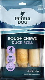 Rough Chews S Duck Roll Tuggpinn Hundgodis 3-pack