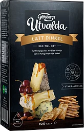 Dinkelkex Utvalda lätta 100g Göteborgs