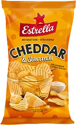 Chips Cheddar & Sourcream 275g Estrella