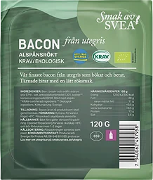 Bacon Tärnat KRAV 120g Smak av Svea