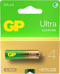 Batteri GP Ultra Alkaline AA/LR6