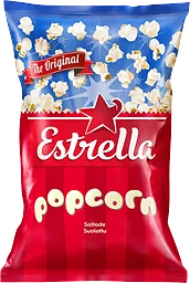 Popcorn Färdigpoppade Saltade 65g Estrella