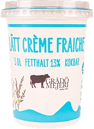 Crème Fraiche Lätt 13% 5dl Grådö Mejeri