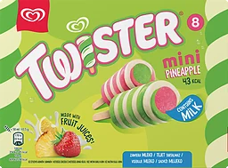 Glasspinne Twister mini 8-pack