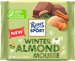Chokladkaka Winter almond mousse 100g Ritter
