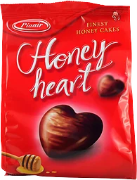 Honungskaka Honey heart 350g Pionir